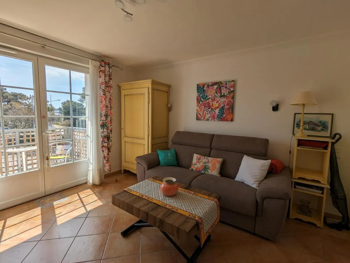 Appartamento L'Instant Plage - Vue Mer - Bord De Plage - La Capte - Cote D'Azur Hyères